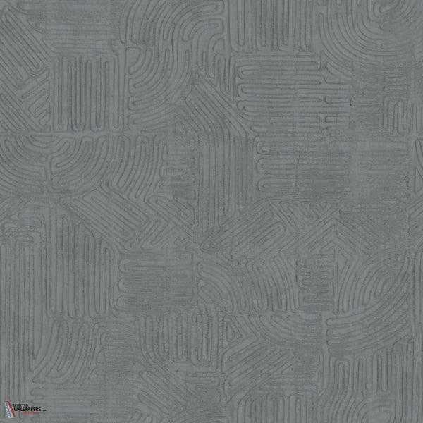 Tamba wallpaper-Arte-Graphite-Roll-Selected-Wallpapers-Interiors