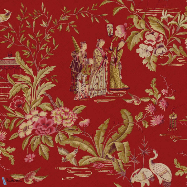 Tang Walk-Coordonne-behang-Ruby-Non Woven-Selected-Wallpapers-Interiors