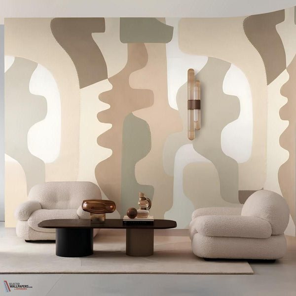 Tannea wallpaper-Casamance-Selected Wallpapers-Interiors
