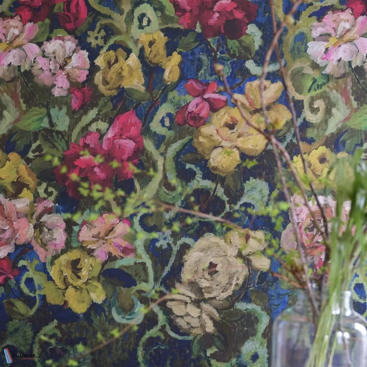 Tapestry Flower-behang-Tapete-Designers Guild-Selected Wallpapers