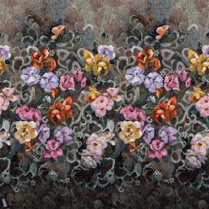 Tapestry Flower-behang-Tapete-Designers Guild-Damson-Set-PDG1153/02-Selected Wallpapers
