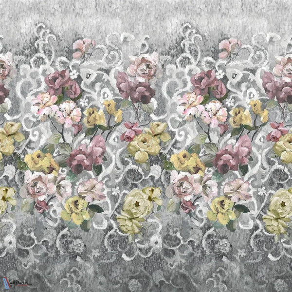 Tapestry Flower-Tapete-Designers Guild-Platinum-Set-PDG1153/04-Selected Wallpapers