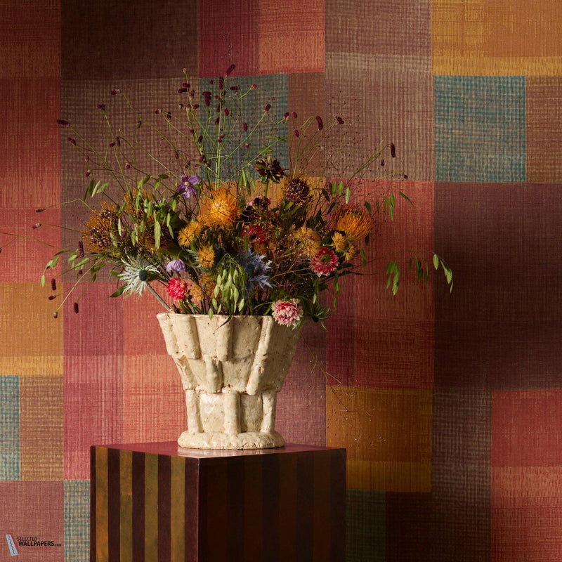 Tartan papier peint de Tissage Mahieu