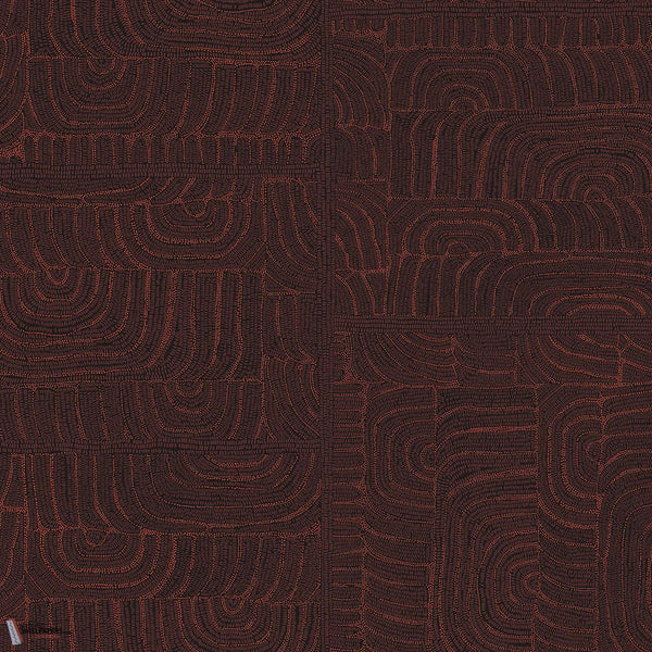 Tehani wallpaper-Masureel-Sienna-Roll-Selected-Wallpapers-Interiors