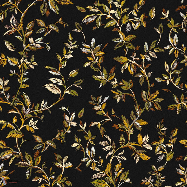 Tenango wallpaper-Coordonne-Carbón-Roll-Selected Wallpapers-Interiors