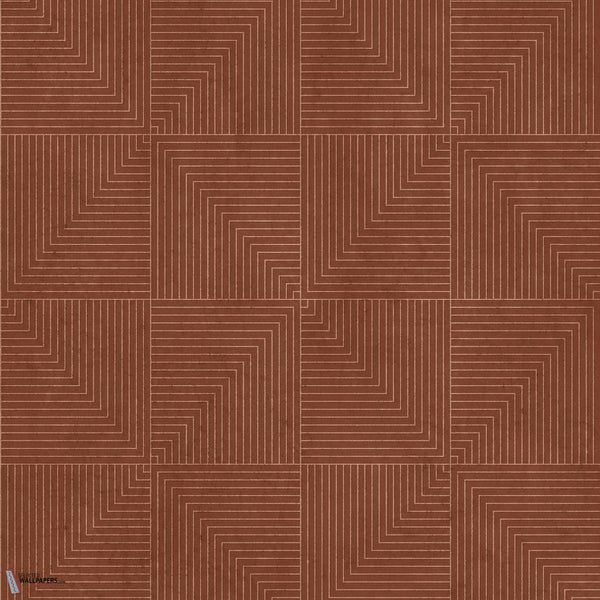 Tetragonal wallpaper-Coordonne-Caly-Non Woven-Selected-Wallpapers-Interiors