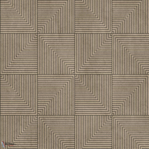 Tetragonal wallpaper-Coordonne-Mole-Non Woven-Selected-Wallpapers-Interiors
