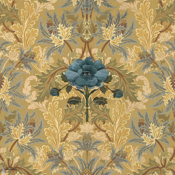 The Blue Rose Weeping behang-House of Hackney-Aurelian-200 cm-Selected-Wallpapers-Interiors