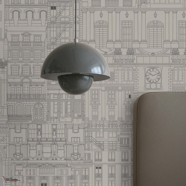 The Grid Tapete-Daisy James-Selected Wallpapers-Interiors