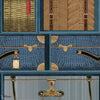 The Luggage Car-Tapete-Mind the Gap-Blue-Rolle-WP20781-Selected Wallpapers