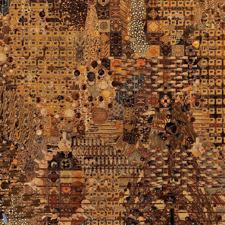 The Medley Copper-Daisy James-Original-Vinyl-Selected-Wallpapers-Interiors