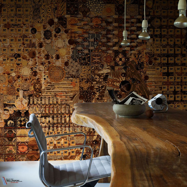 The Medley Copper-Daisy James-Selected-Wallpapers-Interiors