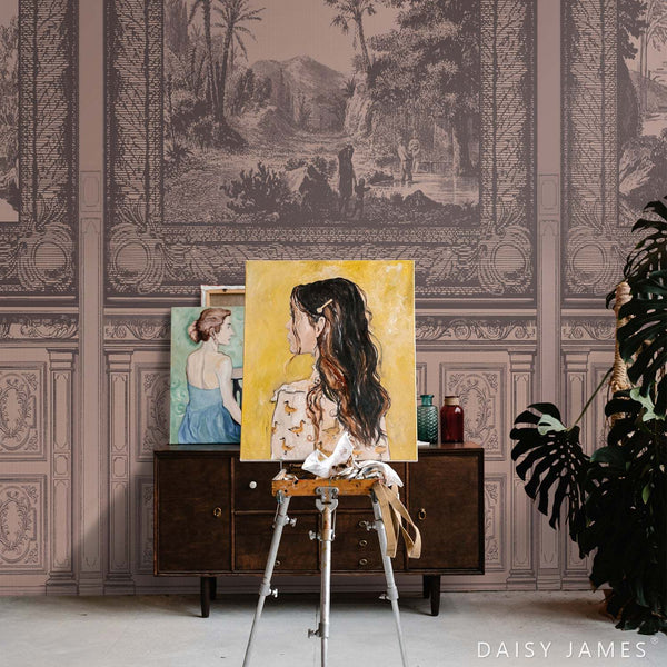 The Panel wallpaper-Daisy James-Selected Wallpapers & Interiors