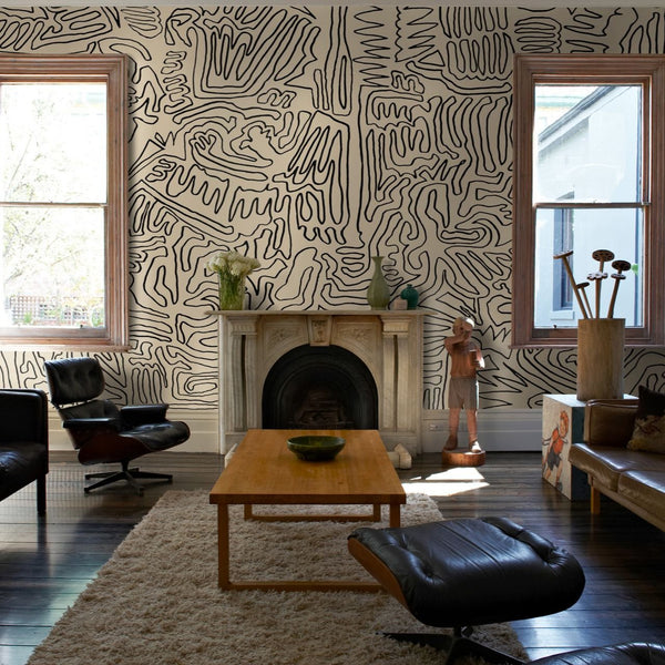 The Roam behang-Behang-Daisy James-Selected Wallpapers & Interiors