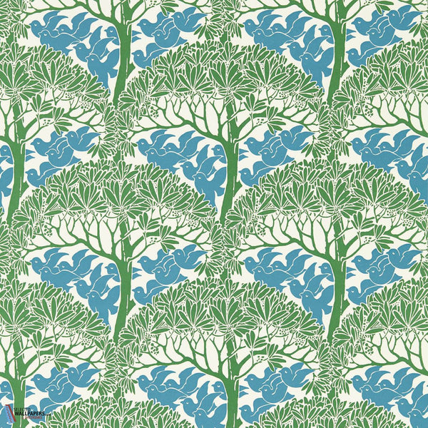 The Savaric-wallpaper-Morris & Co-Garden Green-Roll-Selected-Wallpapers-Interiors