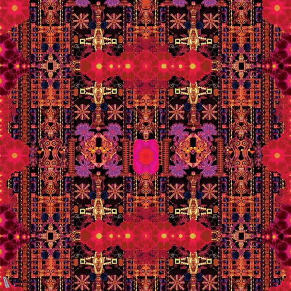 The Scarlet behang-behang-Daisy James-Original-Vinyl-M2-Selected Wallpapers & Interiors