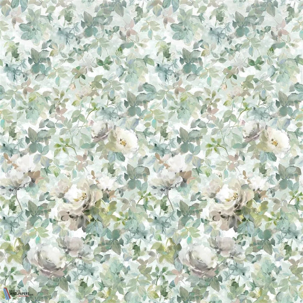 Thelmas Garden-wallpaper-Designers Guild-Celadon-Set-PDG1155/01-Selected Wallpapers