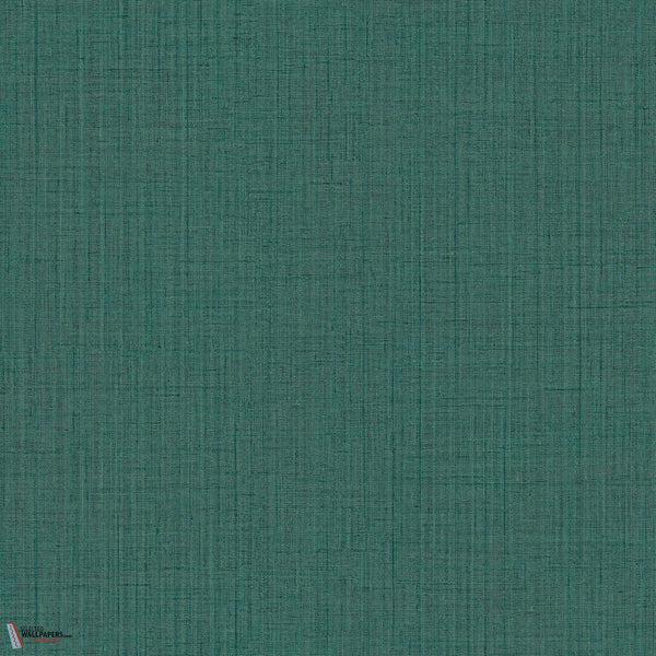 Tisaro wallpaper-Casamance-Emeraude-Roll-Selected Wallpapers-Interiors