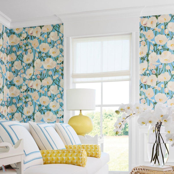 Tivoli behang-Thibaut-Selected Wallpapers-Interiors