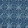 Tortuga batik wallpaper-Thibaut-Navy-Roll-Selected Wallpapers-Interiors