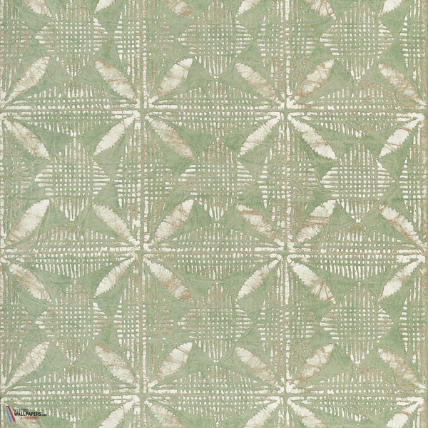 Tortuga batik wallpaper-Thibaut-Willow-Roll-Selected Wallpapers-Interiors