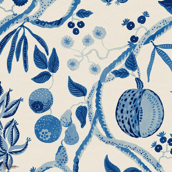 Tree Of Life Mural behang-Sandberg-Blue-Mattic-M2-Selected Wallpapers-Interiors