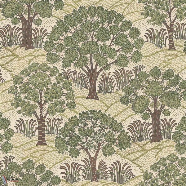 Trees Please behang-House of Hackney-Ecru-200 cm-Selected-Wallpapers-Interiors