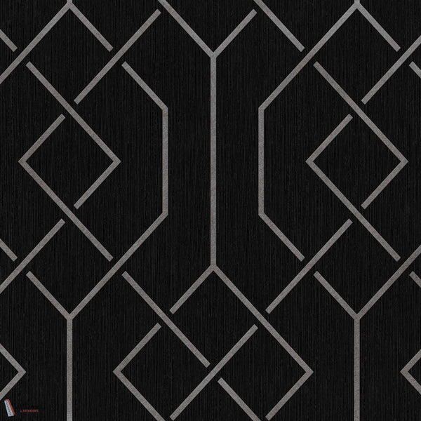 Trellis behang-Coordonne-Slate-Non Woven-Selected-Wallpapers-Interiors