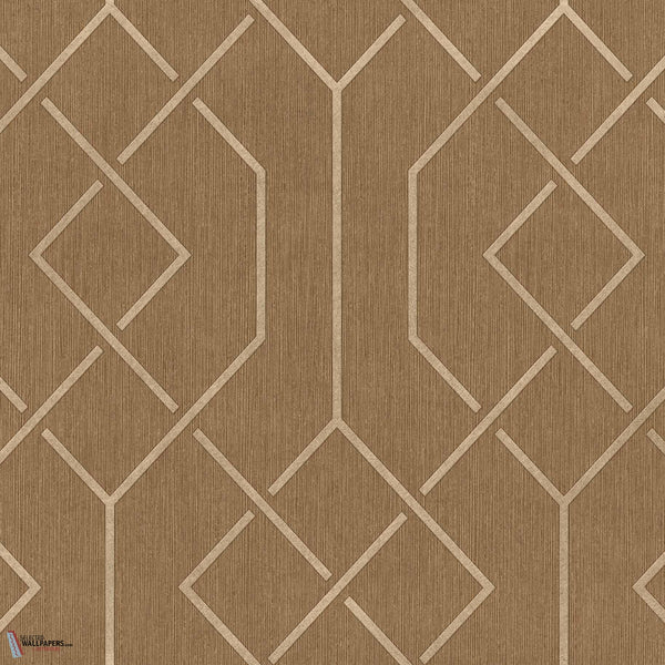 Trellis behang-Coordonne-Sand-Non Woven-Selected-Wallpapers-Interiors