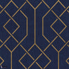 Trellis behang-Coordonne-Ultramarine-Non Woven-Selected-Wallpapers-Interiors
