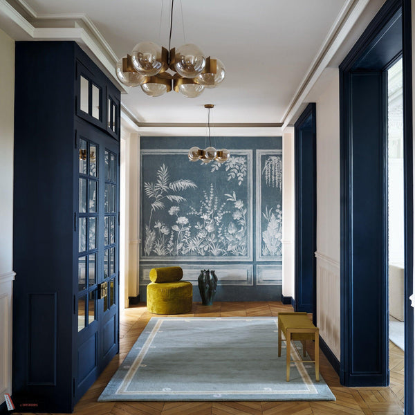 Trianon Metal wallpaper-Casamance-Selected Wallpapers-Interiors