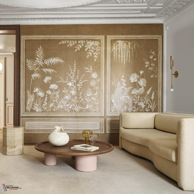 Trianon Metal papier peint de Casamance