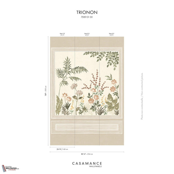 Trianon behang-Casamance-Selected Wallpapers-Interiors