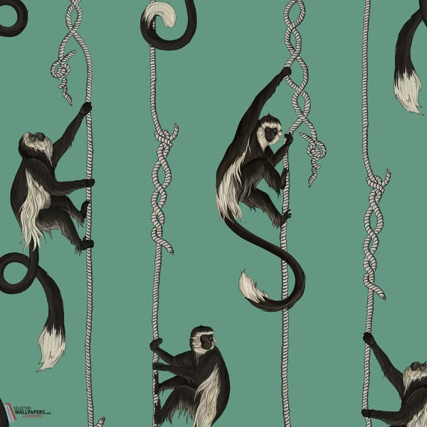 Troop behang-House of Hackney-Parakeet Green-200 cm-Selected-Wallpapers-Interiors