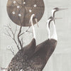 Tsuro wallpaper-Masureel-Silver-Paneel A-260 cm-Selected Wallpapers-Interiors