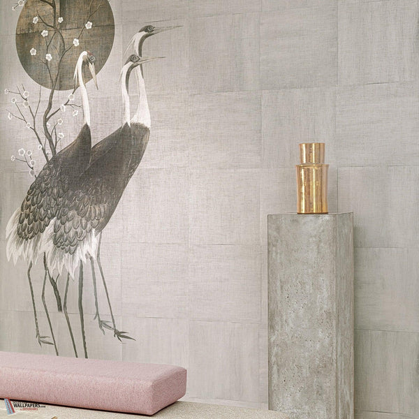 Tsuro wallpaper-Masureel-Selected Wallpapers-Interiors