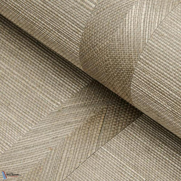 Turmero Herringbone-Dutch Walltextile Company-Tapete-Khaki Green-Rolle-Selected Wallpapers