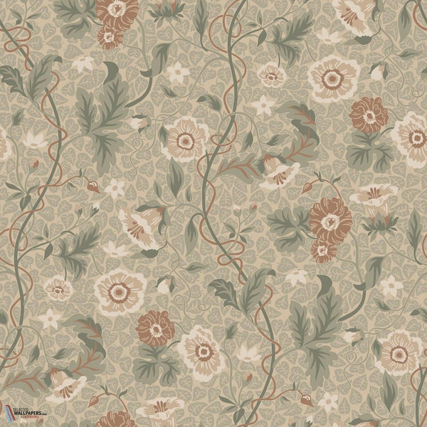 Ulla behang-Sandberg-Garden Green-Rol-Selected Wallpapers-Interiors