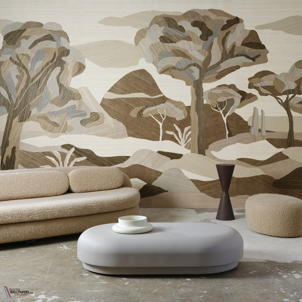 Under the Sycamore Tree Tapete-Arte-Selected-Wallpapers-Interiors