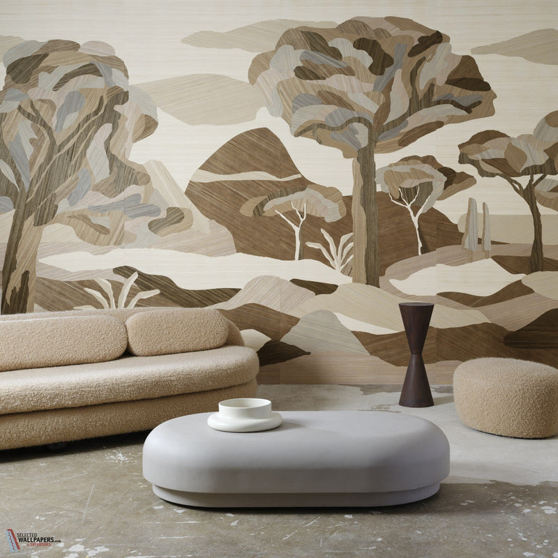 Under the Sycamore Tree wallpaper-Arte-Selected-Wallpapers-Interiors