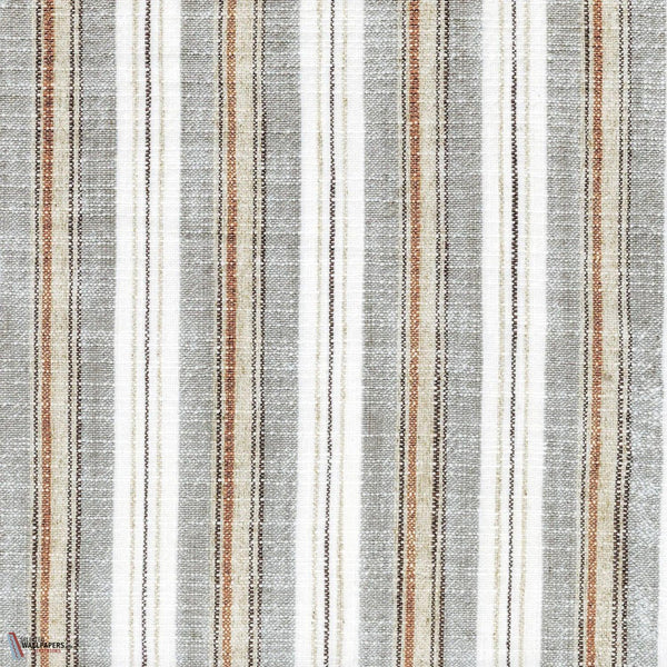 Vagabond stof-Casamance-Bleu galet-Meter (M1)-Selected Wallpapers-Interiors