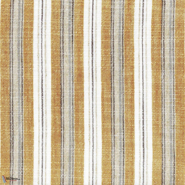 Vagabond stof-Casamance-Ocre-Meter (M1)-Selected Wallpapers-Interiors