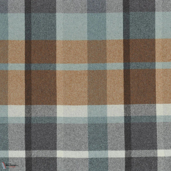 Vanoise stof-Casamance-Ocre bleu nordique-Meter (M1)-Selected-Wallpapers-Interiors
