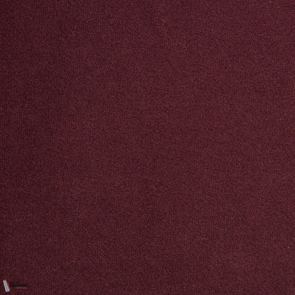 Velveteen Tapete-Tissage Mahieu-Burgundy-Meter (M1)-Selected Wallpapers-Interiors