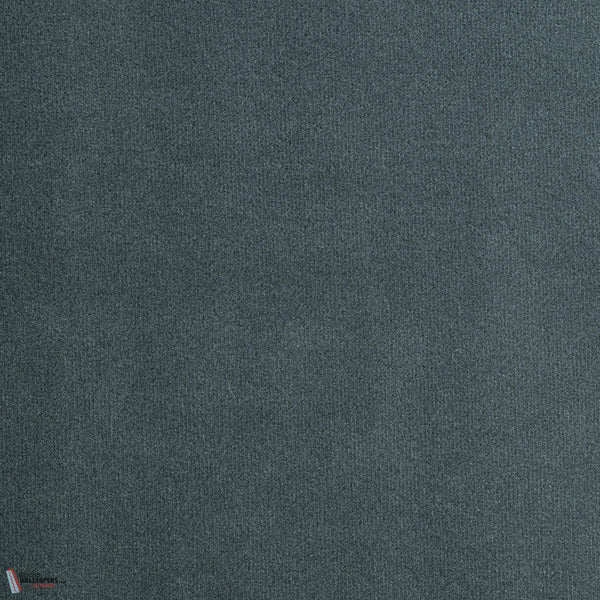 Velveteen Tapete-Tissage Mahieu-Teal-Meter (M1)-Selected Wallpapers-Interiors