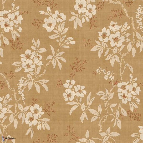Vera wallpaper-Sandberg-Yellow-Mattic-M2-Selected Wallpapers-Interiors
