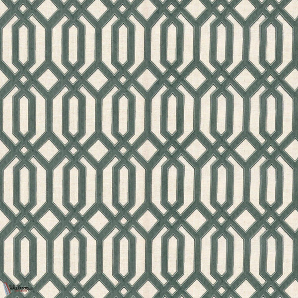 Vibrations stof-Casamance-Celadon-Meter (M1)-Selected Wallpapers-Interiors