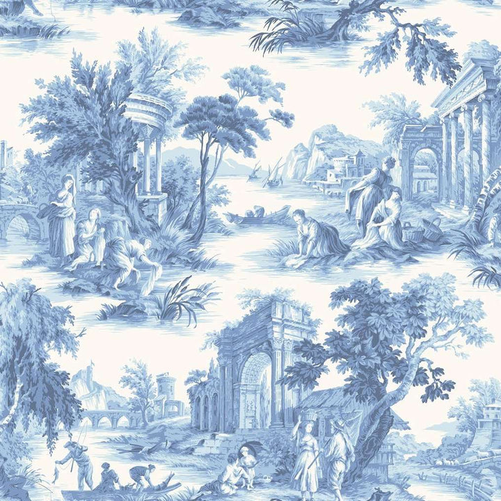 Villandry-Behang-Tapete-Cole & Son-Cobalt Blue-Rol-99/1001-Selected Wallpapers