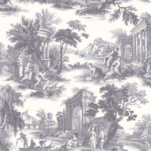 Villandry-Behang-Cole & Son-Lilac Grey-Rol-99/1003-Selected Wallpapers