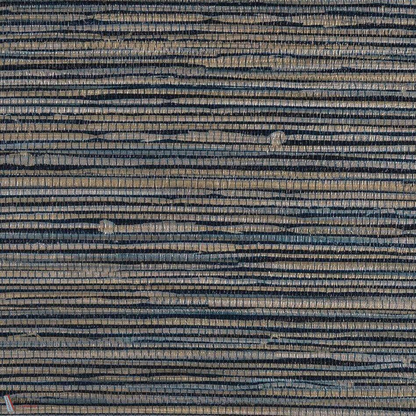 Vinyl Grass Roots-Phillip Jeffries-wallpaper-Navy Mod-Roll-Selected Wallpapers